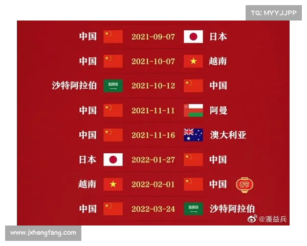 中国国足与日本队对阵赛程解析及重要比赛时间一览